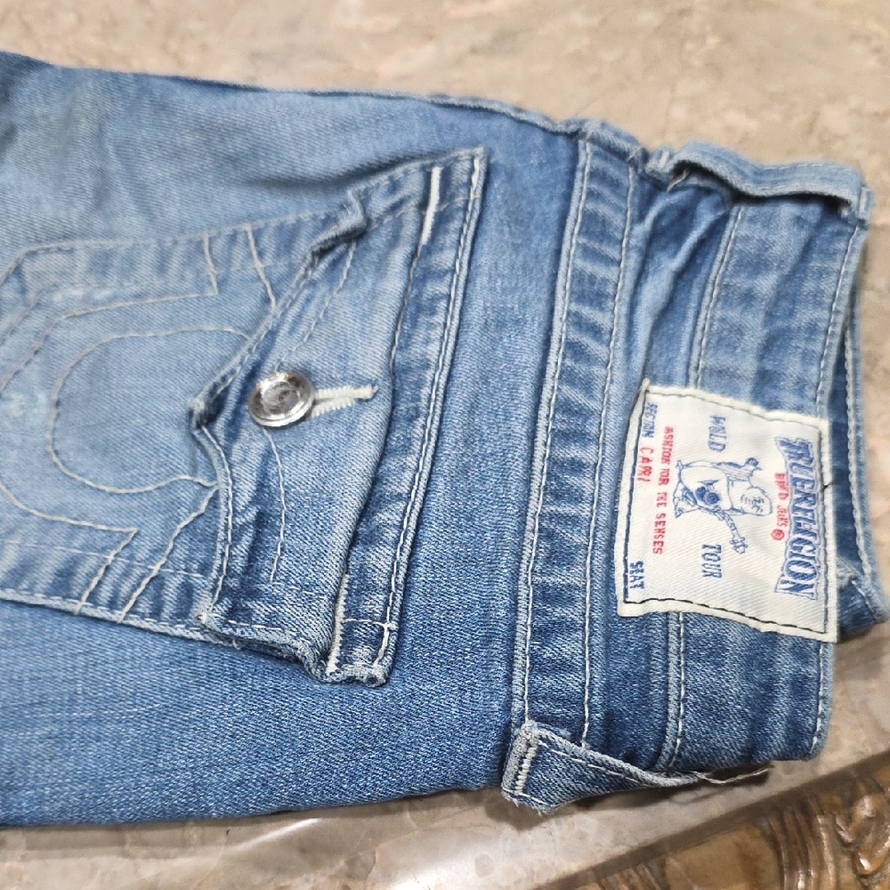 True Religion Light Blue Denim Jeans